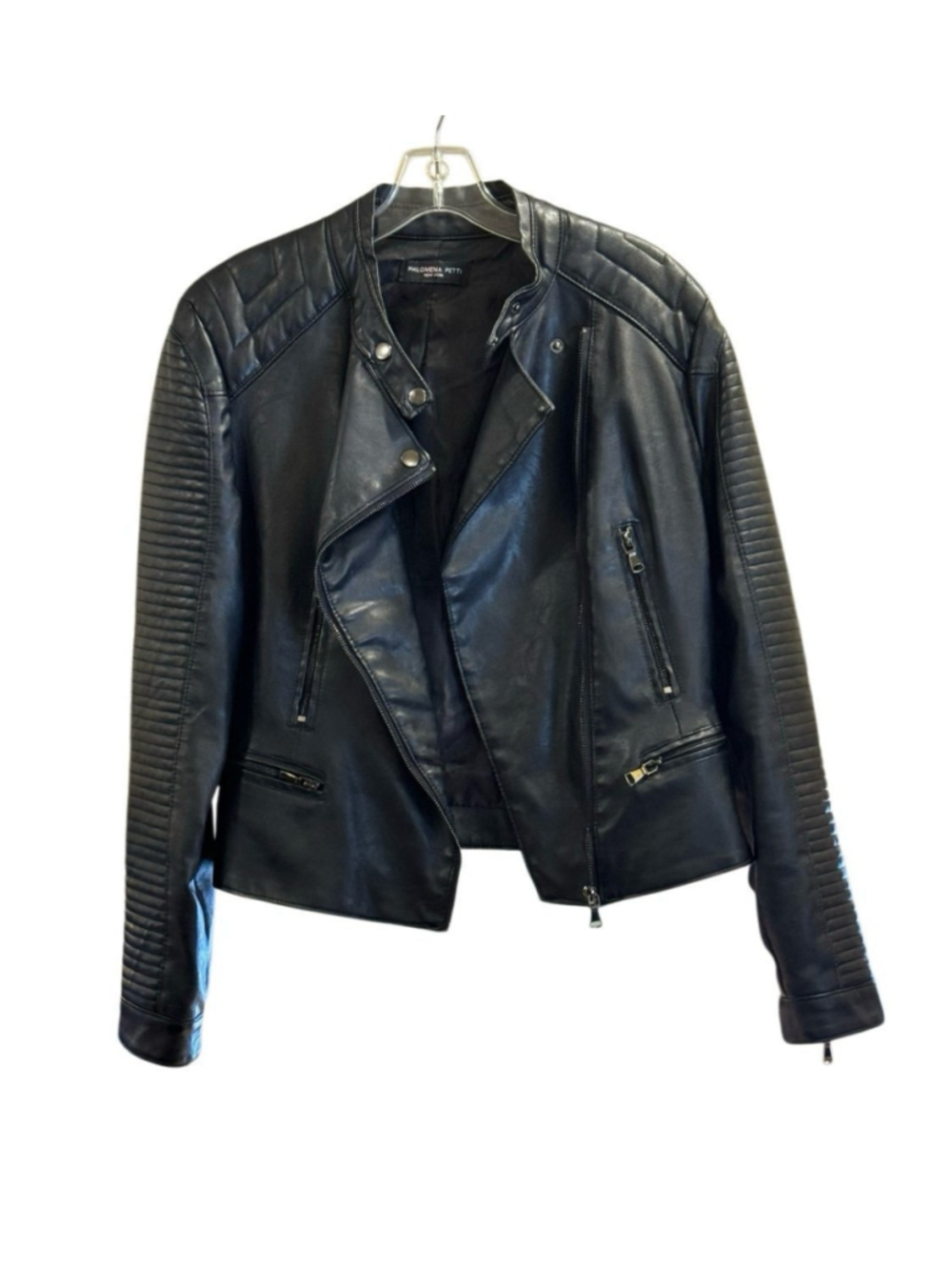Women’s Faux Leather Moto Jacket